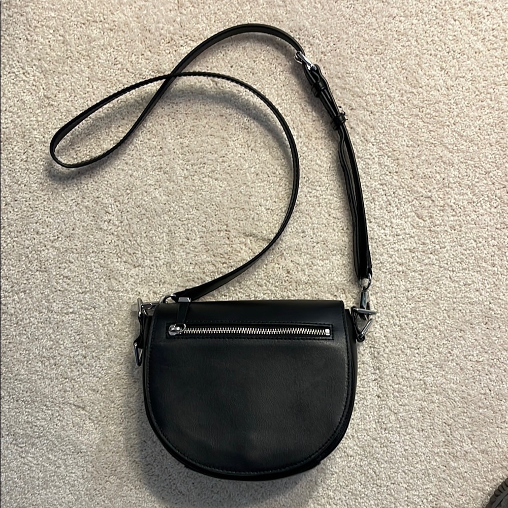Rebecca Minkoff Black Leather Crossbody Bag
